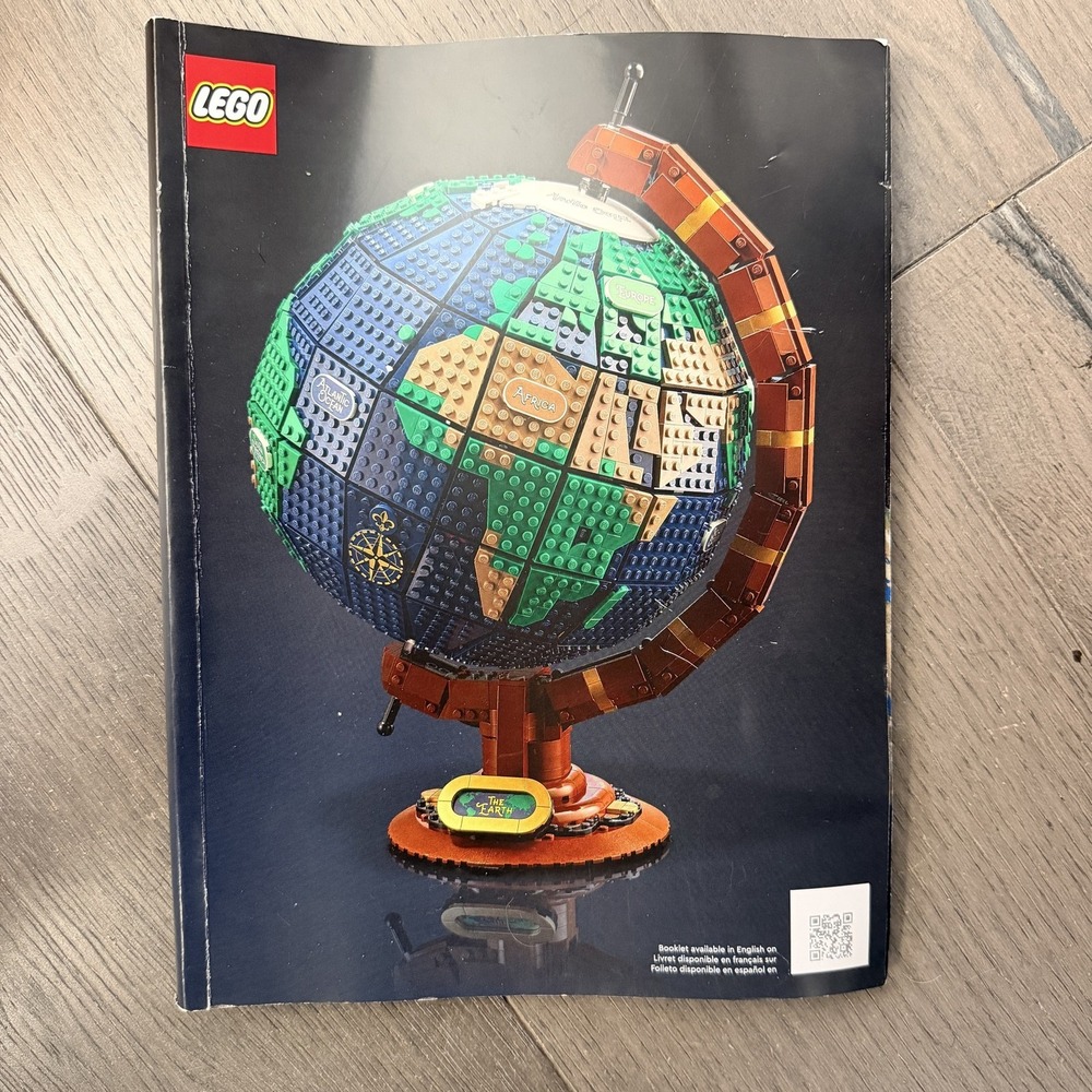 LEGO Ideas 21332 The Globe Instruction Manual Booklet ONLY Set 2022 Guide